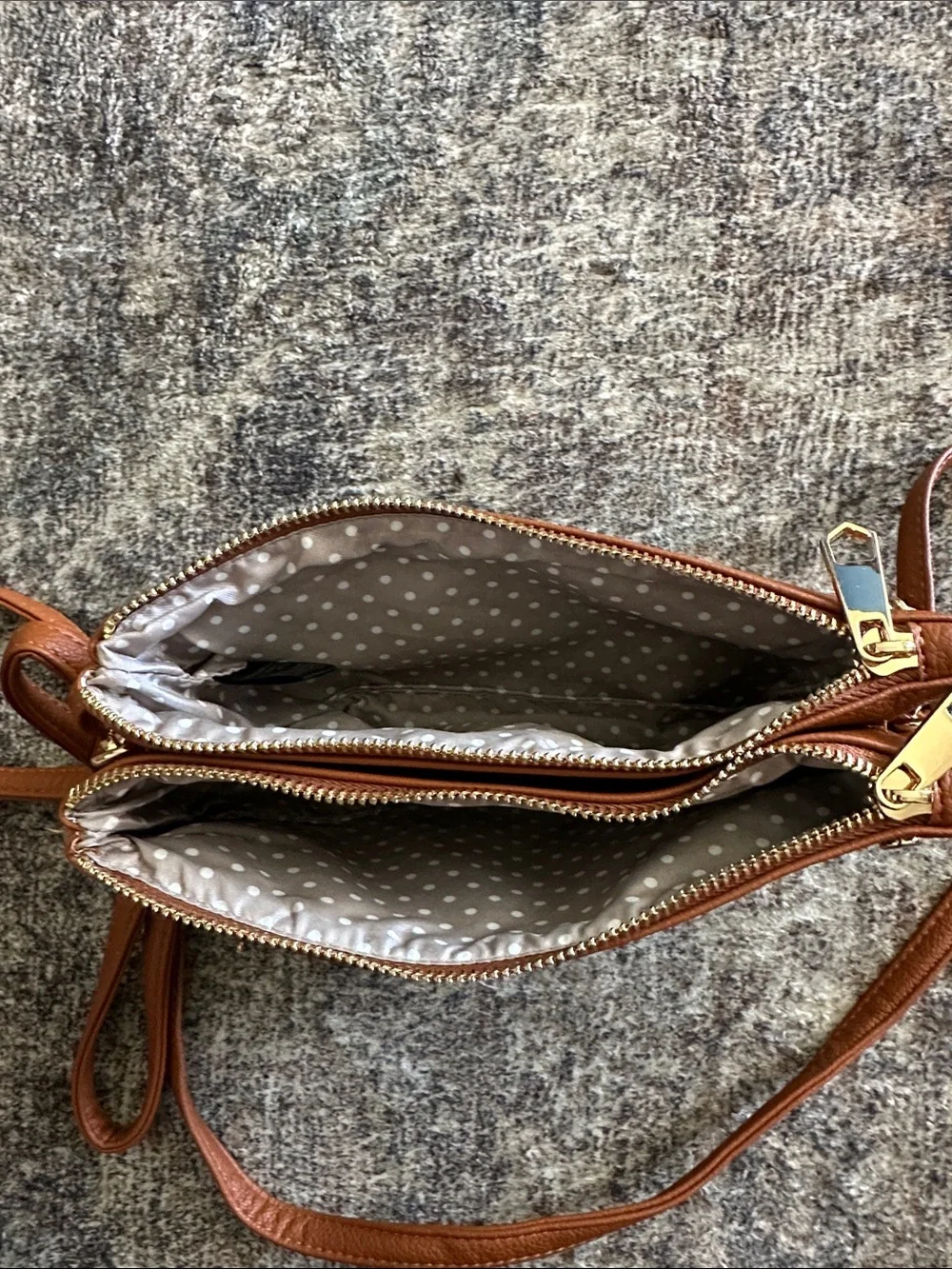 Isabelle NEW Multi-Pocket Crossbody Bag and Wristlet Clutch.